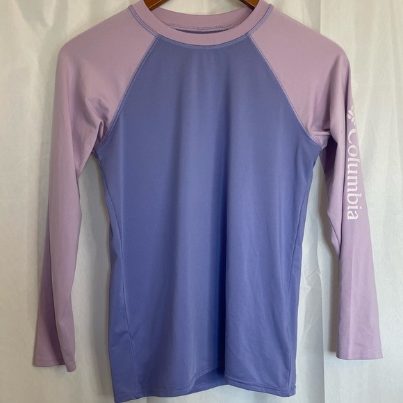 Columbia Other - COLUMBIA Girls Two Toned Purple Long Sleeve Omni Shade Shirt Size 10